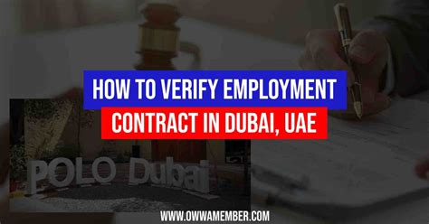 owwa verification appointment dubai|How to Verify Employment Contract in Dubai, UAE.